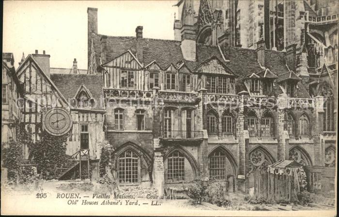 Rouen Vieilles Maisons Cour d_Albane