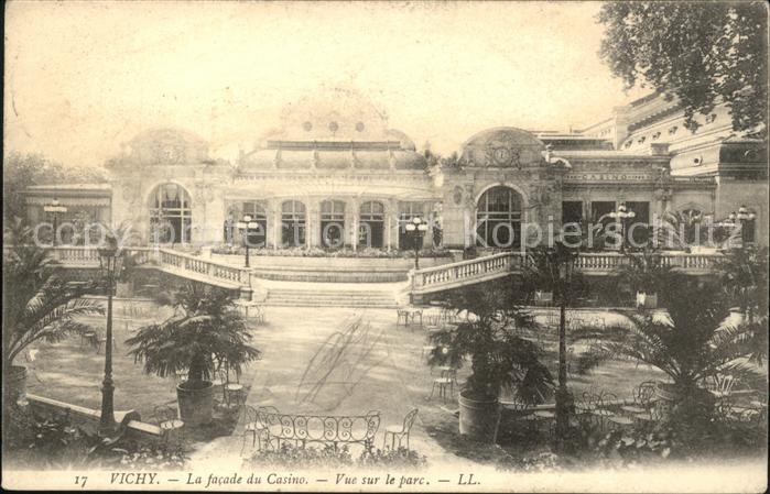 Vichy Allier Facade du Casino Parc