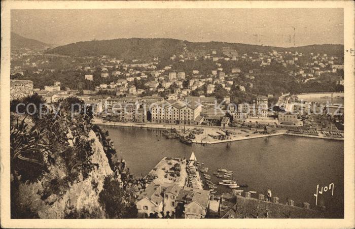 Nice Alpes Maritimes Entree du Port vers le Mont Boron