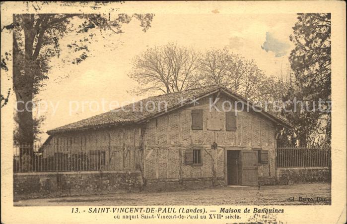 Saint-Vincent-de-Paul Landes Maison de Banquines Saint Vincent de Pa