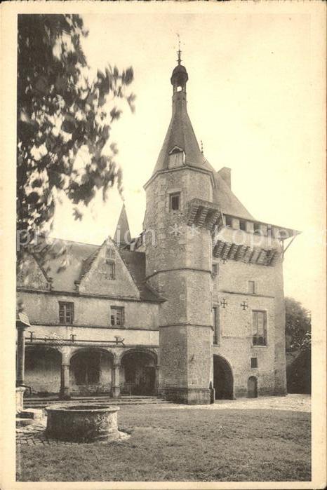 Talcy Loir-et-Cher Chateau Facade Donjon Escalier Galerie
