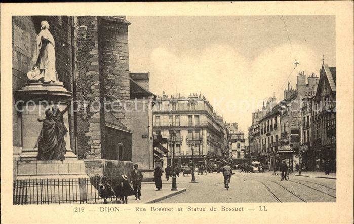 Dijon 21 Rue Bossuet et Statue