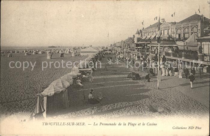 Trouville-sur-Mer Promenade de la Plage et le Casino