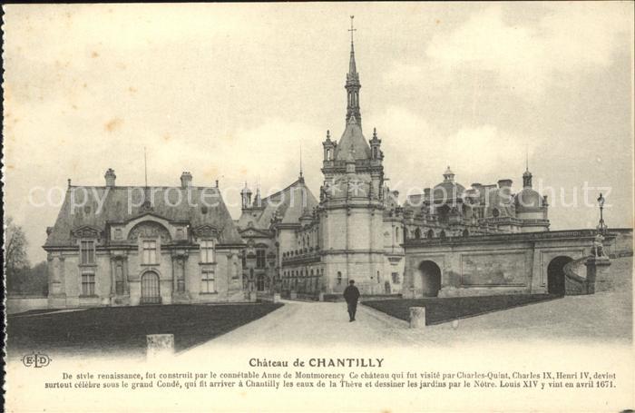 Chantilly Chateau Histroire