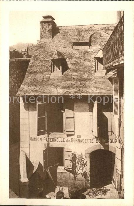 Lourdes Hautes Pyrenees Maison Paternelle de Sainte Bernadette