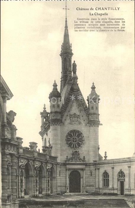 Chantilly Chateau Chapelle