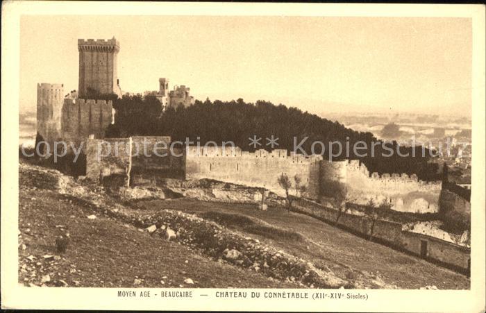 Beaucaire Gard Chateau du Connetable Moyen Age