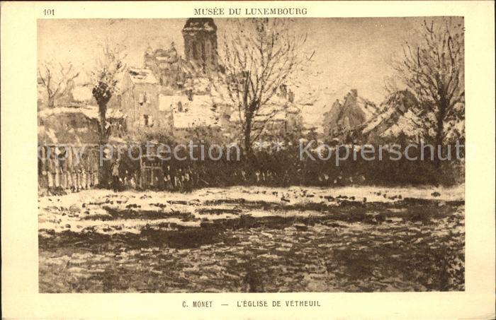 Vetheuil Eglise de Vetheuil Claude Monet Musee d