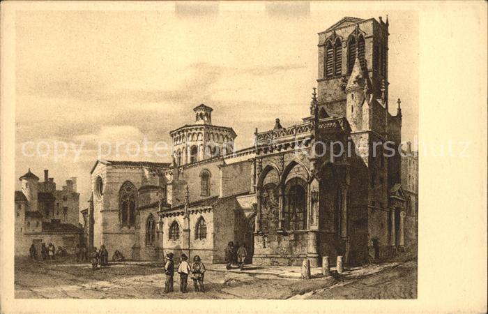 Lyon France Eglise St Paul Serie Le vieux Lyonnais