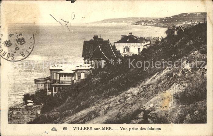 Villers-sur-Mer Vue prise des falaises