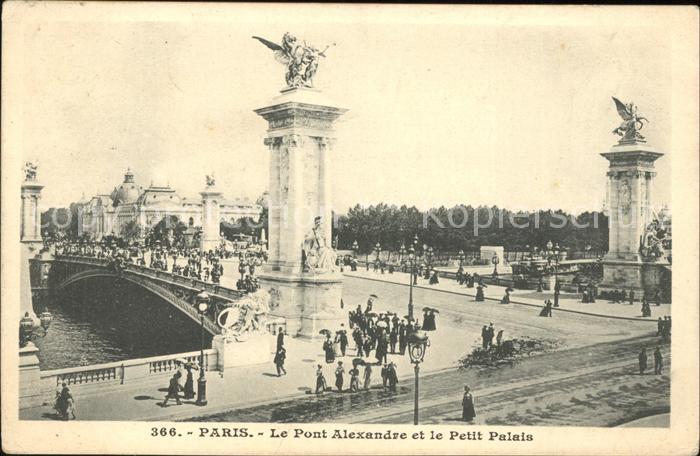Paris Pont Alexandre et Petit Palais