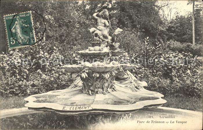 Versailles Yvelines Parc de Trianon La Vasque Sculpture