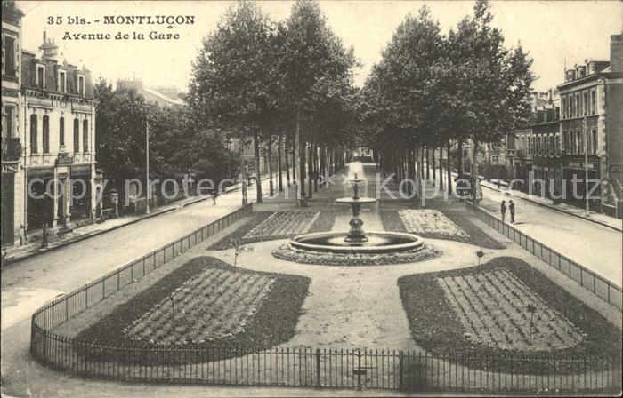 Montlucon Avenue de la Gare Fontaine