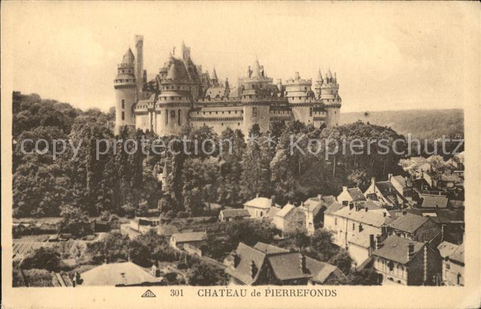 Pierrefonds Oise Chateau