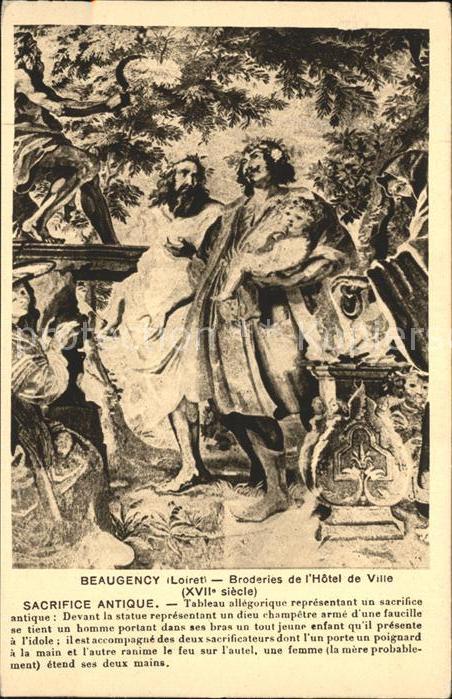 Beaugency Broderies de l_Hotel de Ville XVII siec