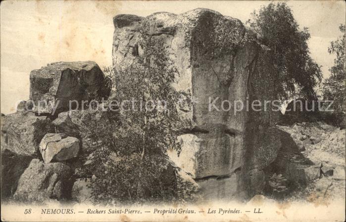 Nemours Seine-et-Marne Rochers Saint Pierre