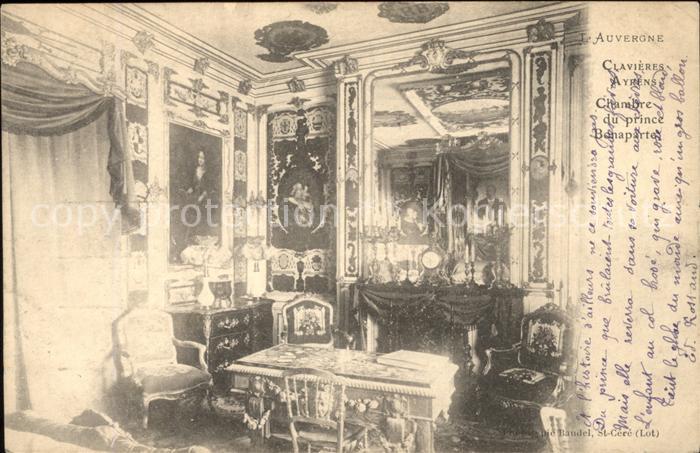 Clavieres Chambre du prince Bonaparte