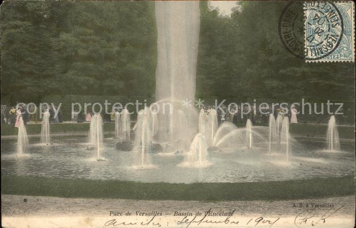 Versailles Yvelines Parc Bassin de l'Encelade Fontaine Stem