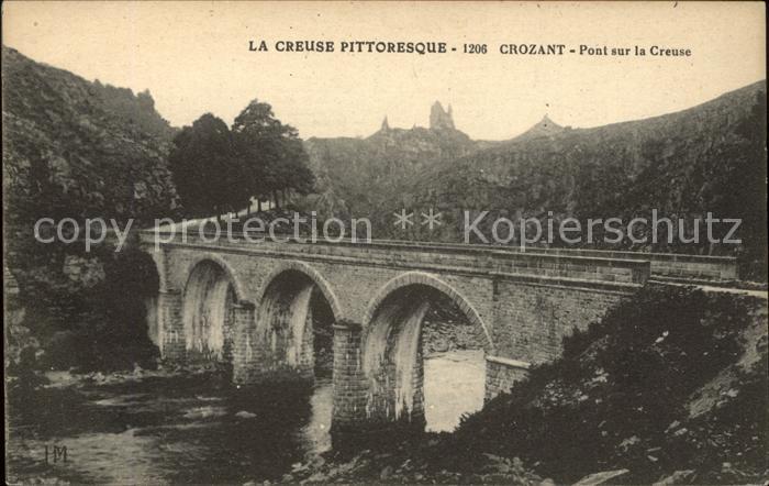 Crozant Pont sur la Creuse