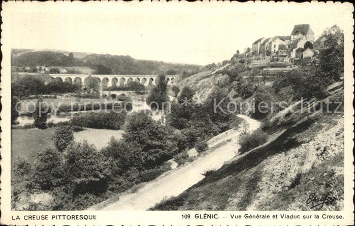 Glenic Vue generale et Viaduc sur la Creuse