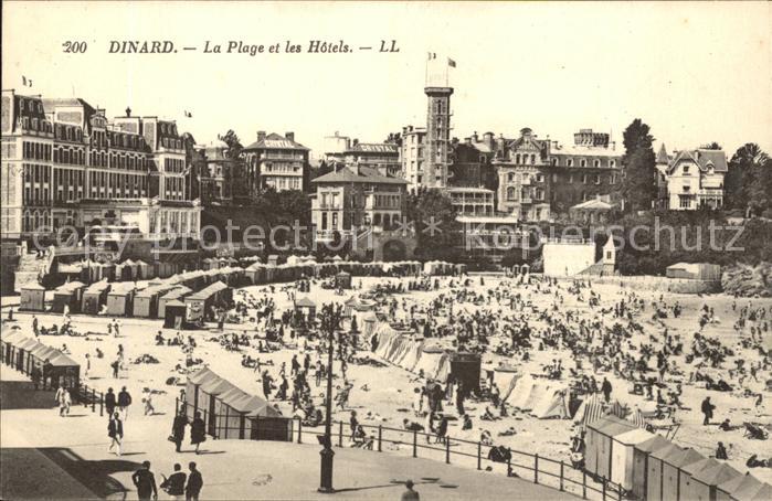 Dinard 35 Plage et les Hotels