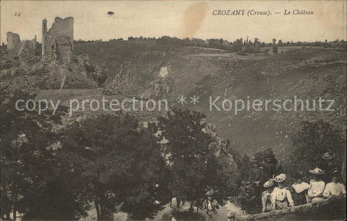 Crozant Chateau Ruines