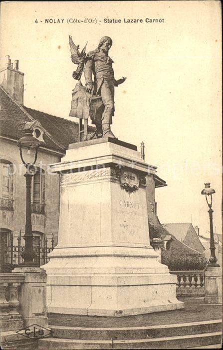 Nolay Cote-d Or Burgund Statue Lazare Carnot Monument