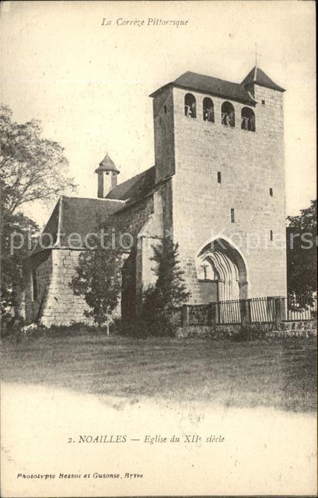 Noailles Correze Eglise du XII siecle