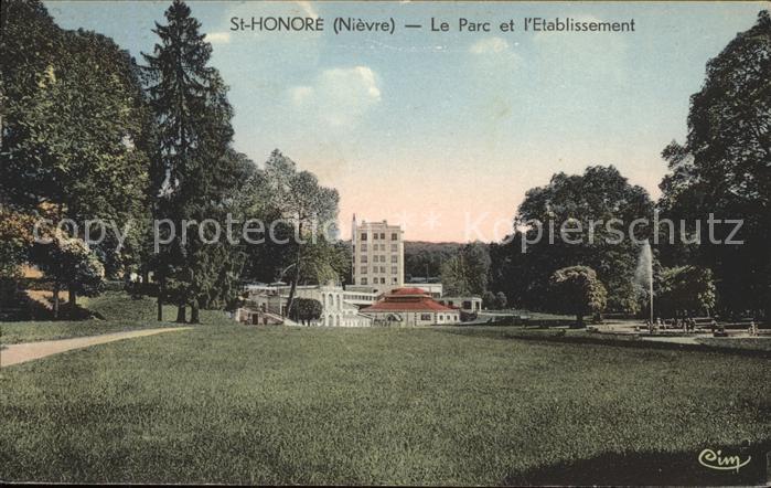 Saint-Honore-les-Bains Parc et l'Etablissement