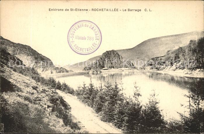 Rochetaillee Saint Etienne Le Barrage Stausee Staudamm