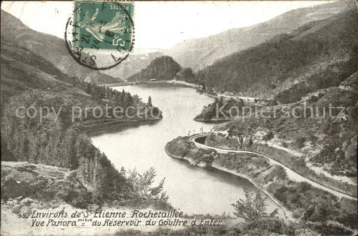 Rochetaillee Saint Etienne Reservoir du Gouffre d_Enfer Barrage St