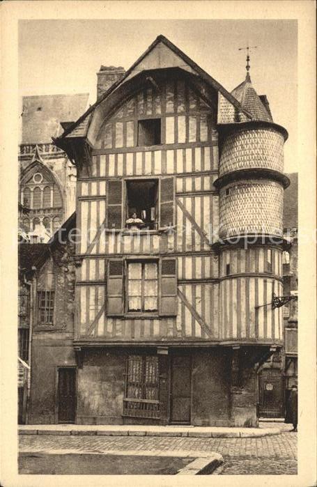 Troyes Aube Tourelle de l'Orfevre XVII siecle