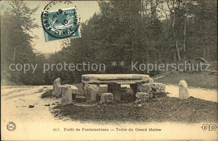Fontainebleau Seine et Marne Foret de Fontainebleau Table du Grand Maitre Stempe