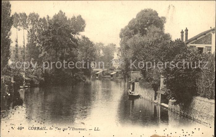 Corbeil-Essonnes Vue sur l'Essones