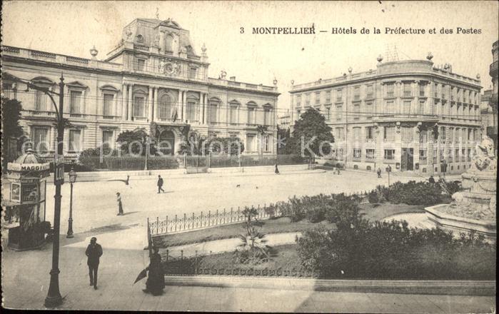 Montpellier Herault Hotels de la Prefecture et des Postes