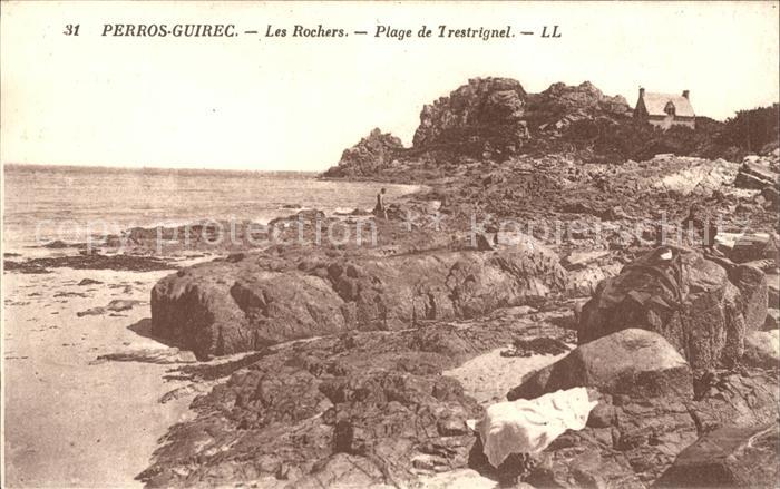 Perros-Guirec Rochers Plage de Trestrignel