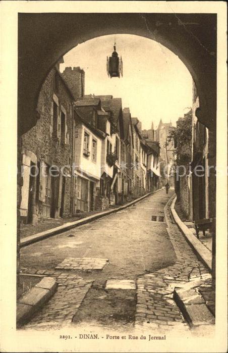 Dinan 22 Porte et Rue du Jerzual