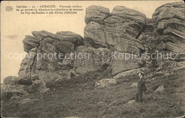 Aubazines Rochers Felsen