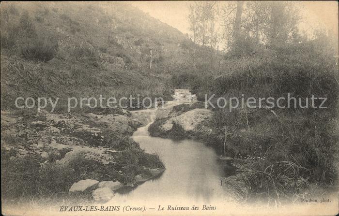 Evaux-les-Bains Le Ruisseau des Bains