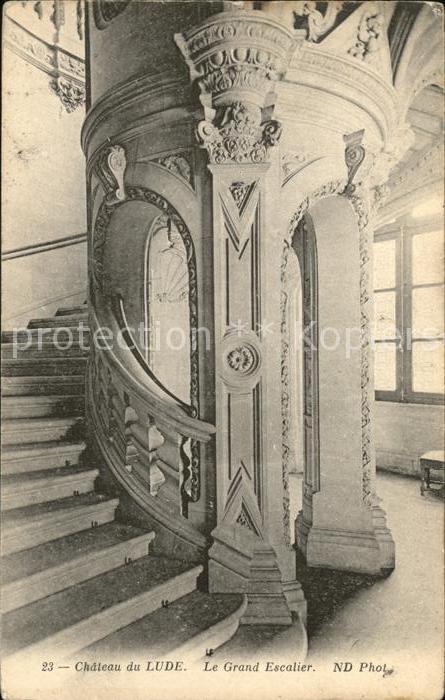 Le Lude Chateau Le Grand Escalier
