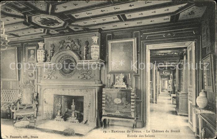 Dreux Chateau du Breuil Entree des Salons