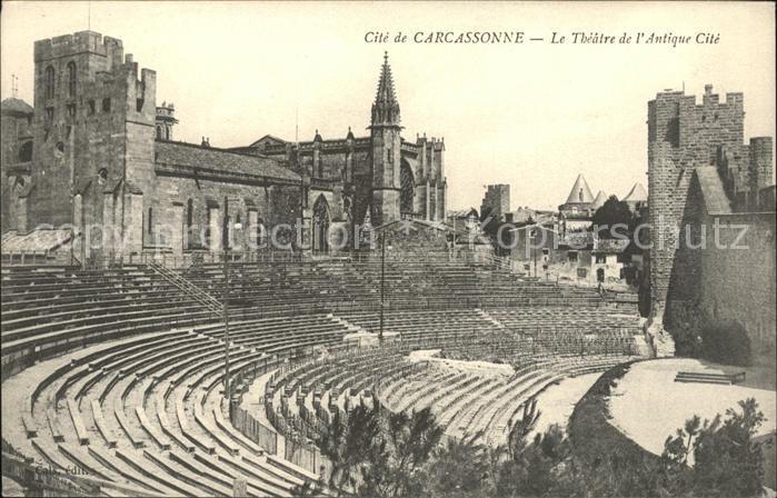Carcassonne Theatre de l'Antique Cite Festung
