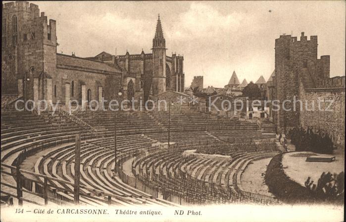 Carcassonne Theatre antique de la Cite Festung