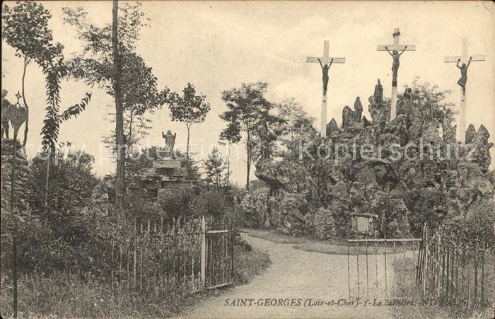 Saint-Georges-sur-Cher Le Calvaire Croix