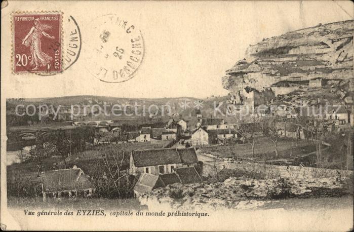 Les Eyzies-de-Tayac-Sireuil Vue generale Capital du monde prehistor