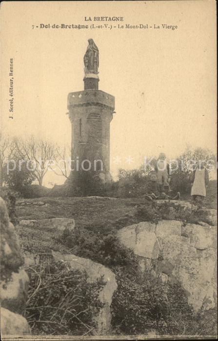 Dol-de-Bretagne Le Mont Dol La Vierge
