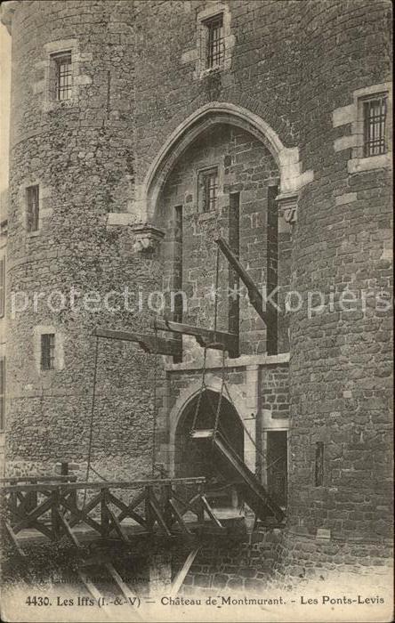 Les Iffs Chateau de Montmurant Les Ponts Levis