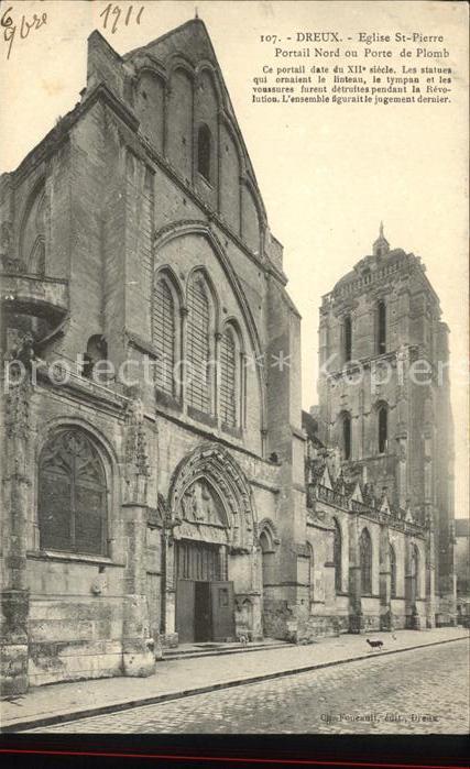Dreux Eglise Saint Pierre Portail
