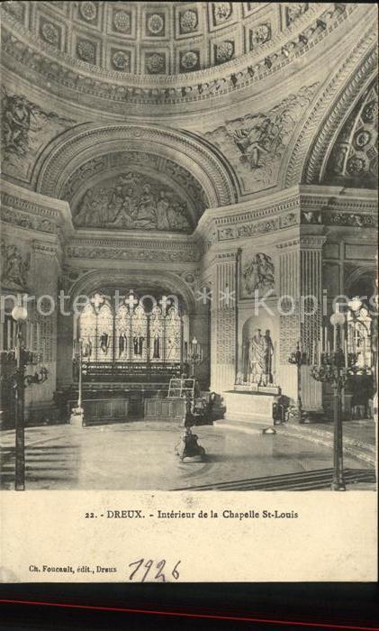 Dreux Interieur de la Chapelle St Louis