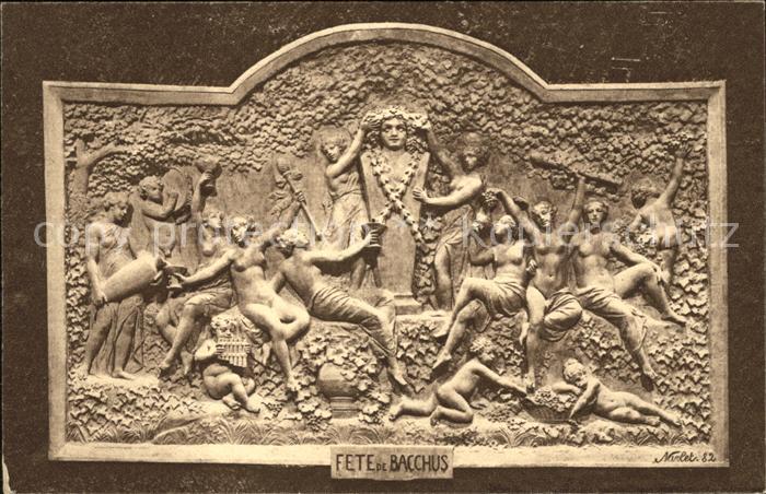 Reims Champagne Ardenne Relief sculpte dans la craie No. 14 Fet